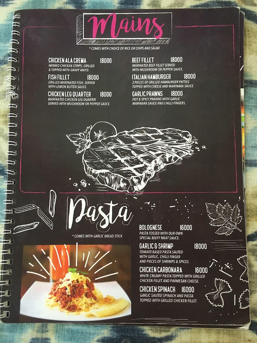 Menu Kahawa Cafe Arusha-1